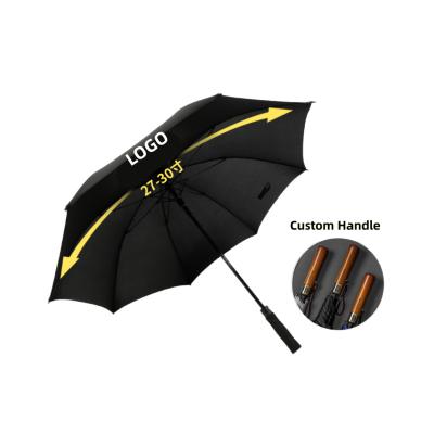 China China Factory Modern OEM Golf Windproof Resistant Upright Umbrella With Logo For Custom for sale