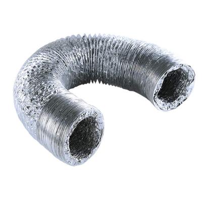 China Double Layer 4 Inch Dryer Duct Hose Air Duct Aluminum Ducting Flexible Hose For Kitchens AC Exhaust for sale