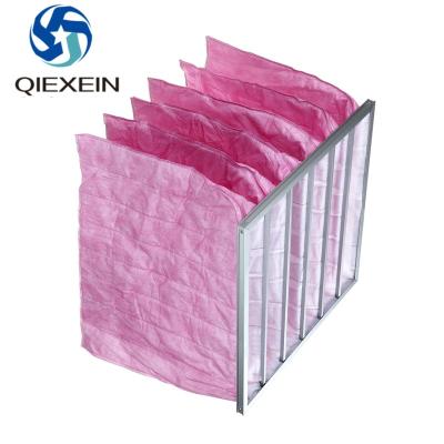 China Long Life Cotton F6 F7 F8 Air Filter Aluminum Alloy Frame Nonwoven Fabric Carton Box No Long Service Life 2020 New Products Non-determined for sale