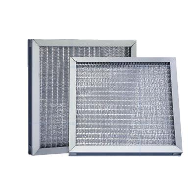 China Excellent Filtration Performance QIEXEIN Multi-Layer Corrugated Corrugated Rotary Aluminum Alloy Air Frame Air Filter Screen Filter for sale