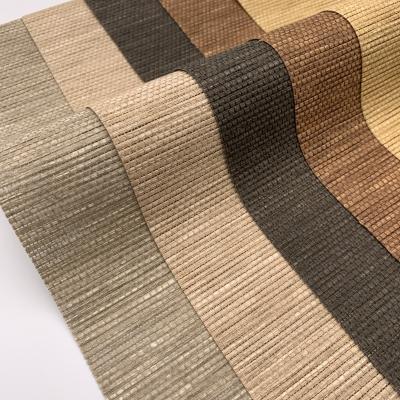 China Rustic luxury darken linen fabric for indoor roller blind fabric by Taiwan manufacturer for sale