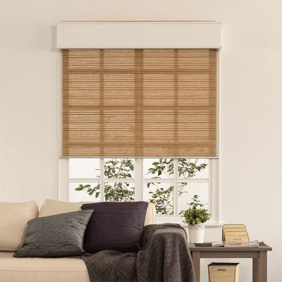 China Taiwan Rustic Design Bamboo Roller Shade Fabric Roll Shade for sale