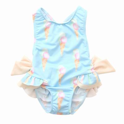 China New Design Breathable Cute Toddler One Piece Swimsuit For Girls Kids Beach Wear Swimwear Bathing Suits for sale