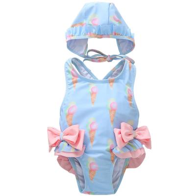 China Cute Toddler Breathable Hot Selling One Piece Swimsuit For Girls Kids Beach Wear Swimwear Bathing Suits for sale