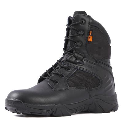 China CUSHIONING unisex military tactical durable outdoor boots combat boot zipper side sneaker work for sale