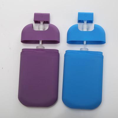 China Cosmetic Empty Refillable Credit Card Pocket Perfume 30ml Fine Mist Spray Bottle For Hand Sanitizer for sale