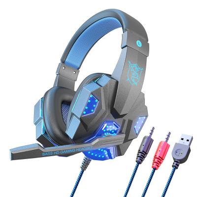 China Wholesale Best RGB PS4 PS5 Custom Waterproof Earphone Noise Canceling Gamer Earphone Usb Earphones Gaming Cable Headset With MIC for sale