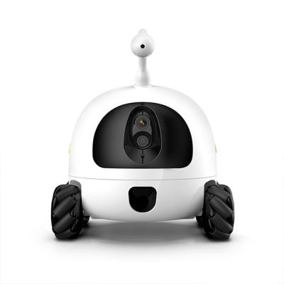 China Feed Pet Toys Webcam Robot Full Hd 1080p Smart Pet Toys Robot With Dog Cat Camera Treat Cat Toy Smart Companion Robot for sale