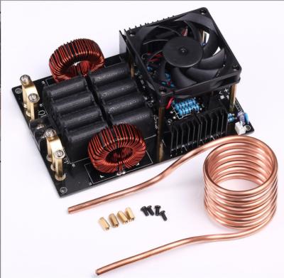 China DC 12-40V 50A 1KW ZVS High Voltage Induction Heating Generator Low Voltage 1000W High Frequency Board With /Without Coil 165.1*112.41*1.6mm for sale