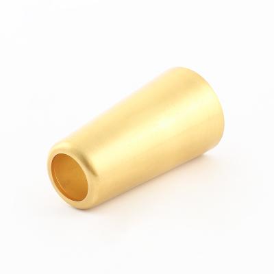 China Traditional Chair Leg Caps Set Table Sofa Round Insert Tips Ferrules Cover Pads Floor Protectors Gold Metallic Furniture Brass Chair Leg Caps for sale