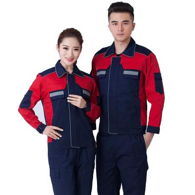 China Comfortable unisex 100% cotton twill safety working suit for sale