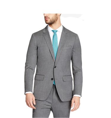 China Anti-Static Customized Upscale Gray Suit Dress Men Suit Custom Made Suit for sale