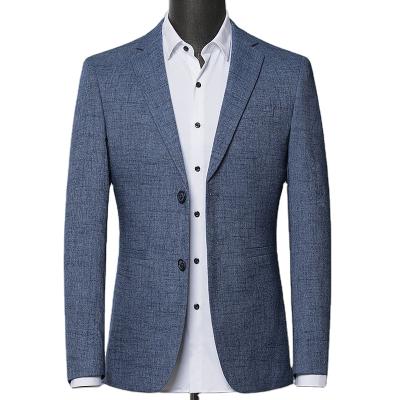 China New Design Custom Anti-Shrink Cotton Casual Jacket Mens Short Sleeve Slim Fit Blazer for sale