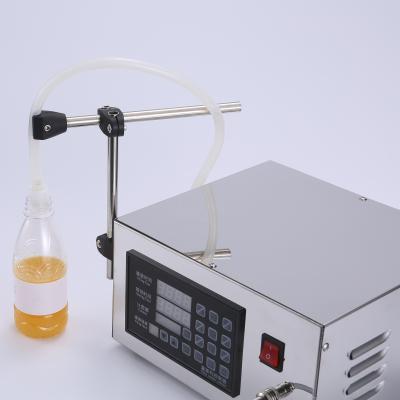 China GFK-280 Food Table Top Double Head Digital Control Double Pump Water Juice Liquid Filling Machine for sale