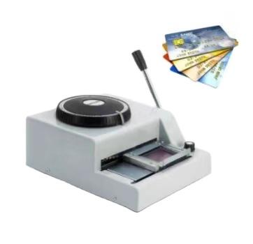 China Card Number Coding Machine 72 Characters Credit Shopping Membership Card PVC Stamper Coding Machine for sale