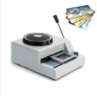 China Card Number Coding Machine Updated 72 Character Code PVC Card Stamper Embossing PVC Card Making Manual Code Machine for sale