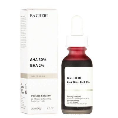 China Black Aha Acid Moisturizing Remover Private Label Prime Skin Care Soothe Skin Brightening Remove Scar Aha 30% And BHA 2% Skin Exfoliating Face Serum for sale