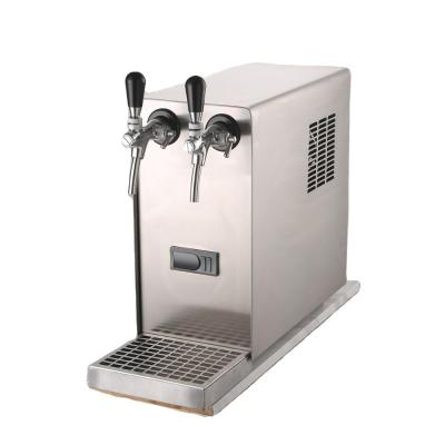 China High Capacity 40L/H Industrial Drink Cooler 1 Tap 2 Tap Cooler Draft Beer Dispenser for sale