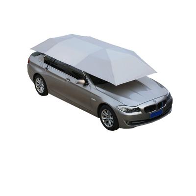 China Semi-Automatic Car Sunshade Umbrella Car Umbrella Shade blue/sliver/camo Universal Car for sale