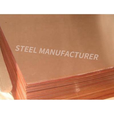 China High Quality ASTM C12000 1mm Cooper Sheet Construction Price Per Kg for sale