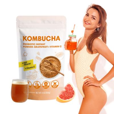 China Instant Tea Powder Vitamin C Flavor Gut Health Weight Loss Kombucha Grapefruit Tea for sale