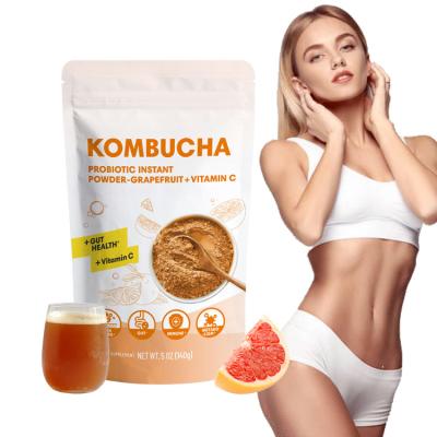 China Vitamins Private Label Kombucha Tea Powder Probiotic Grapefruit Vitamin C Grapefruit Digestive Health Drink Detox With Super Food Powder for sale