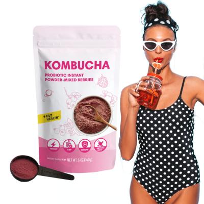 China Kombucha sugar free drink bag label pravite OEM enzyme herbal detox drinking easy slimming slim tea for sale