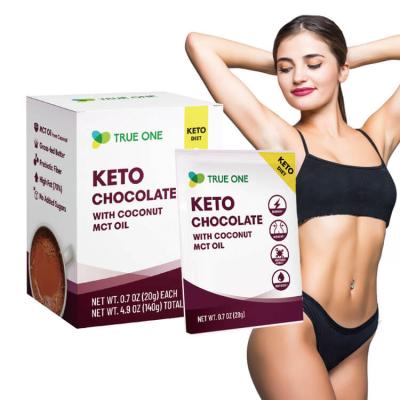 China Keto Ketogenic Weight Loss Diet MCT Oil Premix Slim Chocolate Powder for sale