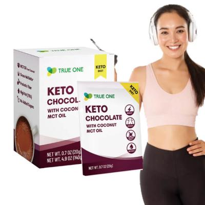 China Low-CARB Keto Fat Burn Nutrament Slimming Hot Chocolate Drink Powder for sale