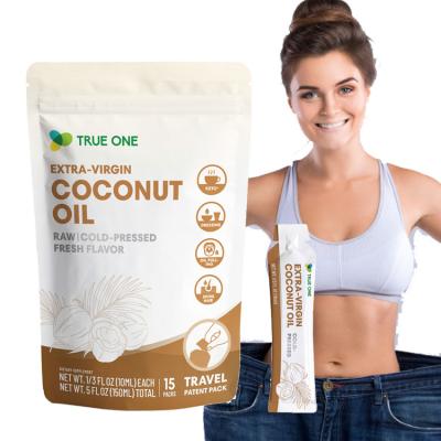 China Coconut Oil Pulling Food Use 10ml Keto Convenient Mct Diet Extra Virgin Coconut Oil for sale