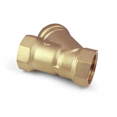 China General Vertical Brass Check Valve One Way Female Thread Check Valve To Prevent Back Flow for sale