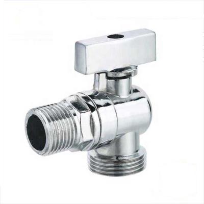 China Bathroom General Hardware Angle Valve Toilet Kitchen Basin Faucet Brass Control Valve for sale