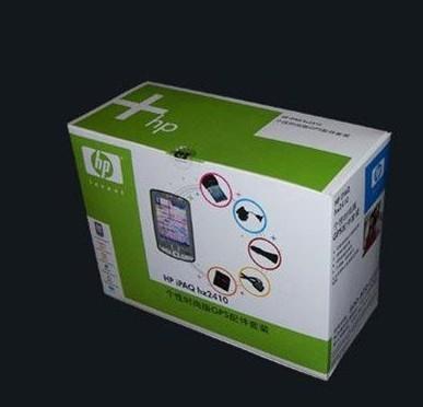 China Colorful 7 * 6 * 2.5 Inch Mobile Phone Paper Corrugated Box With Customized Logo for sale