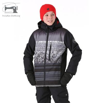 China New Viable Boys Duck Down Polyester Fashion Warmest White Custom Made Outdoor Ski Jackets Design Kids Jacket for sale