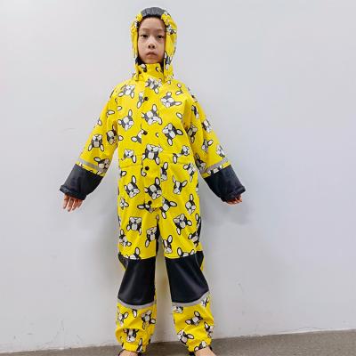 China High Quality Customizable Waterproof Disposable Raincoat Viable Waterproof Children Siamese Rain Coat For Outdoor for sale