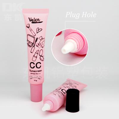 China White Lip Gloss Squeeze Tubes High Quality Plastic Cosmetic Container Soft Empty Packaging Squeeze Tubes For Lip Gloss for sale