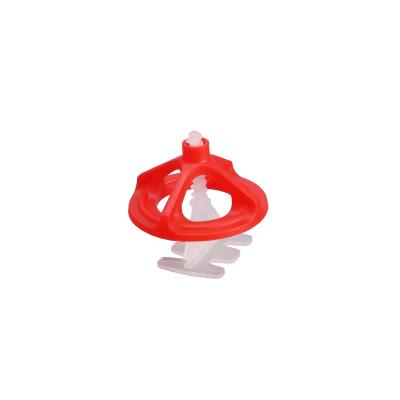 China All styles Tile leveling system PVC Round Tile Trim screw cup Plastic Ceramic Corner Trim Decoration Plain OEM Customized Accessory for sale