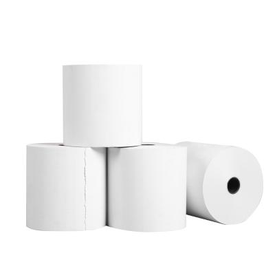 China 65gsmpos thermal paper roll thermal57mmadhesive paperATM cashier paper 57x40mm for sale