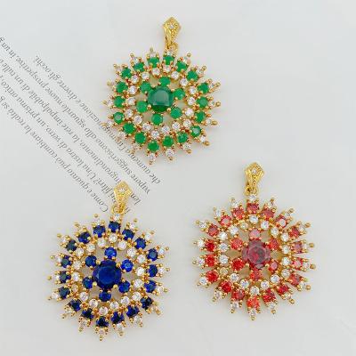 China Fashionable New Fashionable Wholesale Luxury High Quality Zircon Pattern Exquisite Women Pendant for sale