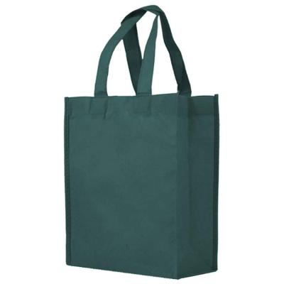 China Factory Price High Quality Promotional Shopping Tote Handled Non Woven Fabric Carry Bag With Custom Logos Print for sale