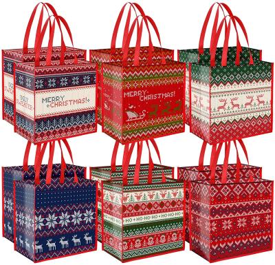 China Chrismas Special Custom Printing Boutique Handled Eco - Friendly High Quality Shopping Bags for sale