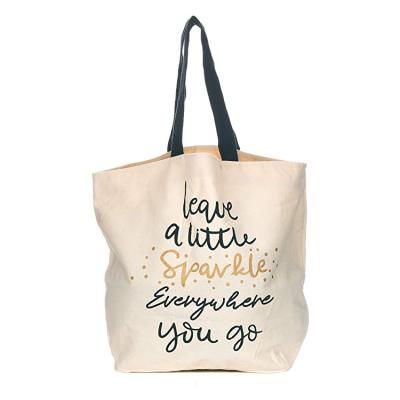 China Eco-Friendly Promotional Custom Shopping 100% Cotton Canvas Logo Printed Organic Calico Tote Bag for sale