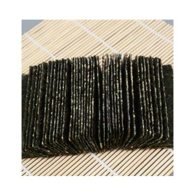 China Dried Manufacturers Portable Oem Dark Green Strip Roasted Seaweed Seasoned Nori for sale