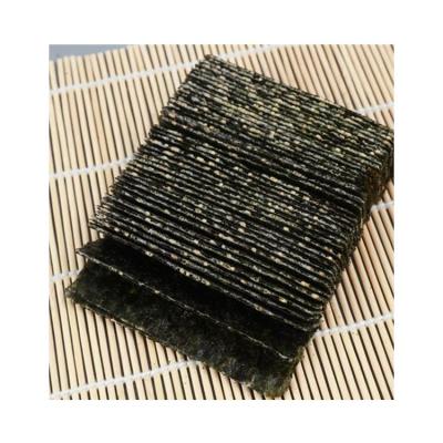 China Dried Competitive Price Dark Green Color Sheets Roasted Seaweed Seasoned Nori for sale