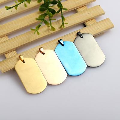 China Jewelry Steel Pendant CLASSIC Titanium Stainless Steel Card Lettering And Printing Pattern for sale