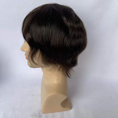 China Quality Price Guaranteed Proper Straight Hair Nature Lace Front China Toupee for sale