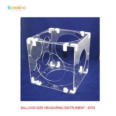 China Gift toy borosino balloon sizer box use for measuring balloons for sale