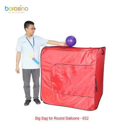 China Toy borosino B652 advertising storing round balloon bags for sale