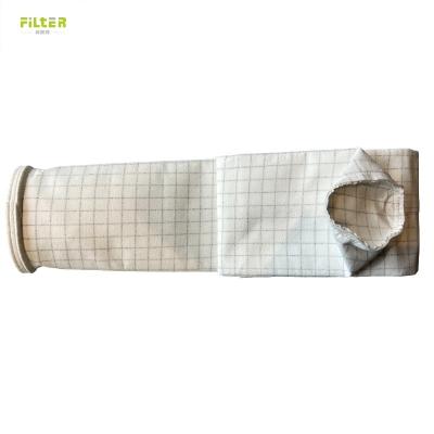 China Needle Punched Dust Collector Polyester Filter Bag Anti Static for sale