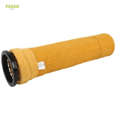 Chine Sac de filtre P84 à haute température en polyamide Nomex PTFE pour le collecteur de poussière à vendre